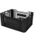 حاوية بلاستيك HDPE لحفظ المعدات، مقاس 51×39×24 سم، أسود، موديل 70QAR