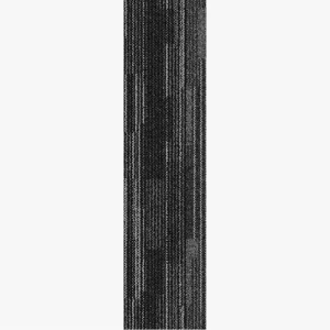 شرائح موكيت مكتبي 100×25 سم، سمك 7 ملم، رمادي غامق مع عزل PVC | موديل 2679
