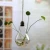 Hanging Plant Holder with Light, Modern Design, 14 cm Height, 8 cm Width
