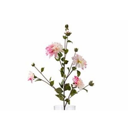 Artificial Dahlia Flower 105 cm Height Cream Color | 