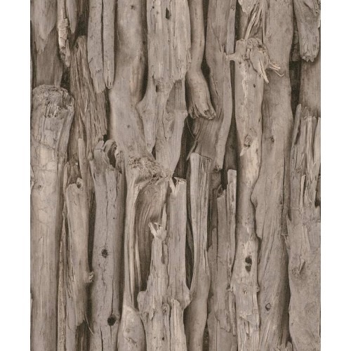 German Wallpaper Patterned Design 10m×0.53m Brown, Model 473223 | Balbaid Decor Company