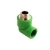 PPR Plastic Elbow  with Male Brass Insert Size  20x1/2 mm Outside Diameter 29 mm Color  Green |  AL Koblan Factory