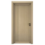 أبواب بريميوم بتصميم عصري، مقاس 235 × 115 سم، لون بني فاتح، سماكة 6 سم، موديل BM02