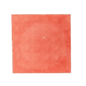 Decorative Cement Tile 40x40 cm, Thickness 5 cm, Light Red | Al Sarif Building Materials