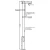 Outdoor Garden Bollard Light Pole 4m Height 350x350mm Base 50W LED Warm White Durable - Image 2