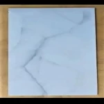 Ceramic Flooring Made in UAE, Size 75×75 cm, marble Design, Light Blue Color
