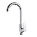 kitchen Washbasin Mixer, Chrome Color, Model RISE | Saudi Ceramics