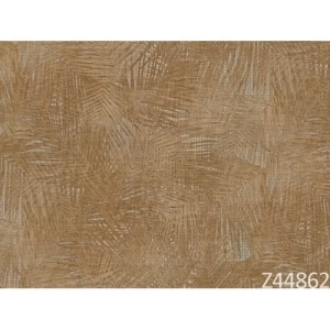 Italian Wallpaper 10m x 0.73m Dark Brown, Model 44862 | Balbaid Decor Company