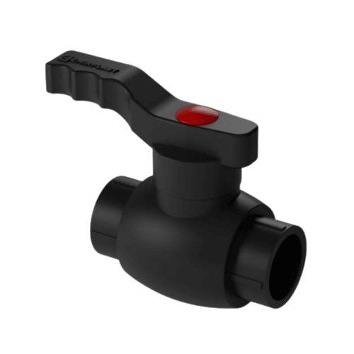 PPR Plastic Valve Size 32 mm Black, Pressure 25 Bar | Ask Thermal Pipes Factory