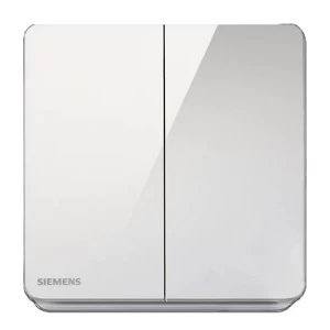 16Amp 2 Gang 2 Way Switch, 86x86mm, White, 250V | Siemens (Delta Arina)