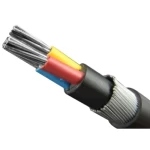 كابل مسلح ثلاث خطوط  150 ملي 0.6/1 ك.ف، AL/XLPE/SWA/PVC، المنيوم مجدول، طول 500 متر | بحره 