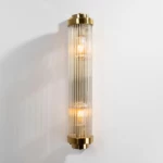 Gold Wall Lamp, 60 cm Length, 10 cm Width