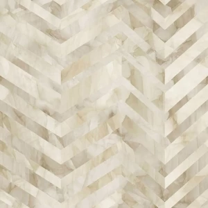 Spanish Wallpaper Geometric Design Beige, Size 10m x 0.53m, Model 1104-4 | Balbaid Decor Company