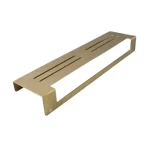 Glass Shower Shelf stainless Steel,  Size 400x100x50 cm, Glossy Gold Color