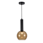 Modern Hanging Light, Dimensions 150x20 cm, Minimal Design, Black Color