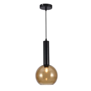 Modern Hanging Light 150x20 cm Minimal Design Black | 