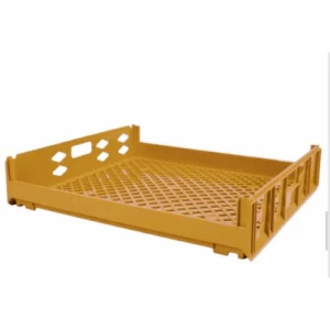Plastic Box for Vegetables 75x65x15 cm Golden Color, Model ARJTB | AL-FURIDI FACTORY FOR PLASTIC INDUSTRIES