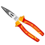 Insulated Long Nose Pliers, Ingco Brand, Size 6 Inch