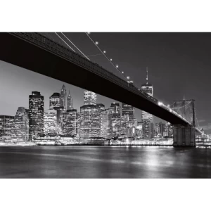 Wall Mural Cities Design 366cm × 254cm Gray | Balbaid Decor Company