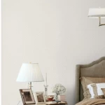 ورق جدران مودرن مقاس 15.6م × 100 سم، لون رمادي فاتح 