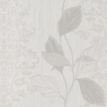  Leaf patterned wall decoration, gray color, length 10 m, width 1.06 m, model 5436  