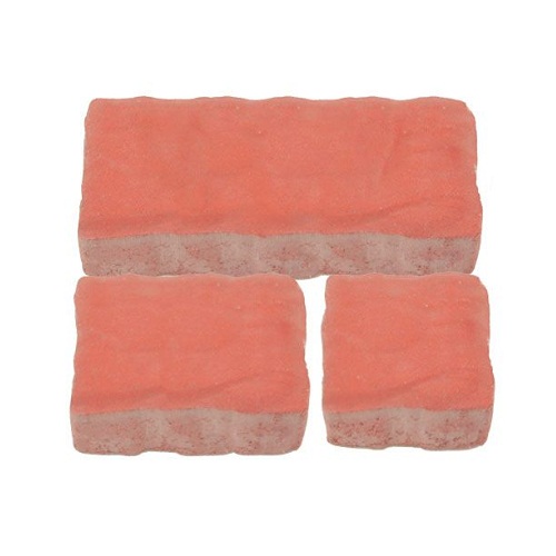 Yahfa Interlock Paver Tiles Height 6 cm Size 13x25 cm, 19 cm, 13 cm (3 Pieces) Red | Artic