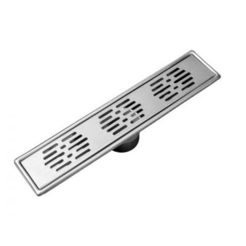 Floor Drain for Water Drainage 30x6 cm Stainless Steel Silver | N167.508