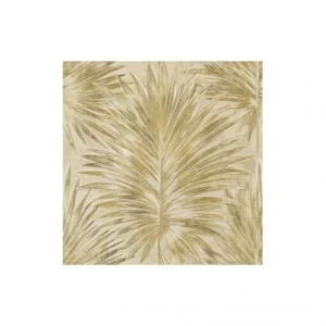Wall Decoration Leaf-Patterned Design 10m x 0.53m Pale Beige | Balbaid Decor Company