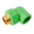 PPR Plastic Elbow with Male Brass Insert Al-Munif Size   20 × 1/2 mm  Pressure 25 Bar  Color  Green