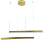 Crystal Lighting Size 20 x 60 cm, Gold Color