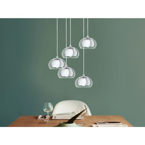 ROCAMAR Hanging Light Length 1500 mm Width 585 mm E27 LED Chrome Color | ROCAMAR
