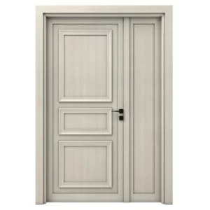 Premium Wooden Door and a Half 160×235 cm, 6 cm Thickness, Grey Color | EXO5