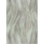 Wavy wallpaper, pale green color, length 10 m, width 0.53 m, model 10148-18