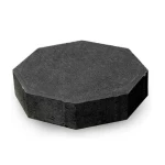 بلاط انترلوك ثماني ارتفاع 6 سم مقاس 81.6×197 مم لون اسود | شركة ارتك