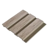 Synthetic Wood Decor PS, Size 290×16 cm, Light Gray Color, Model F12 -604