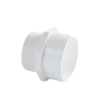 UPVC Male Socket  2 inch Schedule 40,   color  White  | AGM