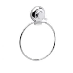 جيدى حامل مناشف للحمامات دائري، ستانلس ستيل، لون كروم