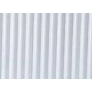 PC Wood Alternative for Decoration, Rectangular 12 x 290 cm, White | Luxury line