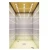 People Elevator with Small Machine Room, Irregular Stainless Finish, Bronze Ceiling with Spot Lighting, Marble Parquet Floor, 1250 KG Load, 16 Person Occupancy, 1 m/s Speed