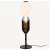Table Lamp, Contemporary Design, Size 62x42x57 cm, Black Color