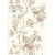  ورق جدران ايطالي لون بيج فاتح تصميم ورود، مقاس 10 م×0.70 م، موديل 15001