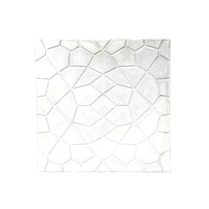 بلاط أرضيات أسمنتي تصميم صدف 40×40×4 سم أبيض | Al Wasd Industrial