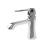 Washbasin Faucet Height 16cm, Depth 12.1 cm, Shiny Chrome
