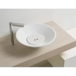 Ceramic Over Counter Wash Basin Round, 45 cm