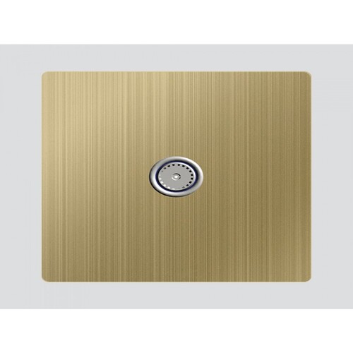Single Antenna Outlet 7x7 cm Gold Color | Art DNA