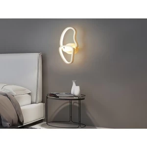LORENZA Wall Light LED Bulb Gold Color Size 170×100×400 mm | LORENZA