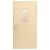 Fire door SFFECO  galvanized steel  with Glass Window  Model SF/SD Single Door leaf size 1950×900   mm  Color Beige