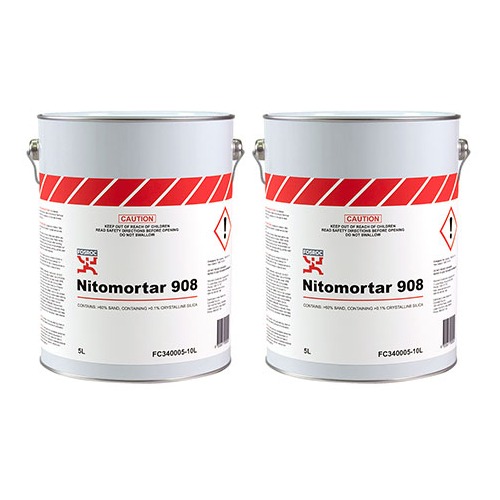 Epoxy Primer Binder Nitomortar 908, 10 Liters, Gray Color | Fosam Company Limited