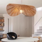 Gold Ceiling Pendant, 200 cm Wire, 40 cm Length, 80 cm Width