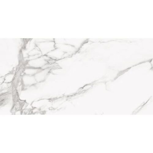 Spanish Porcelain Tile Painted and Cut 60x120 cm White Color | 